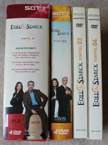 16 DVD - Edel & Starck Die komplette Serie - Staffel 1 bis 4 1-4 1 2 3 4 ... - Bild 2 von 3