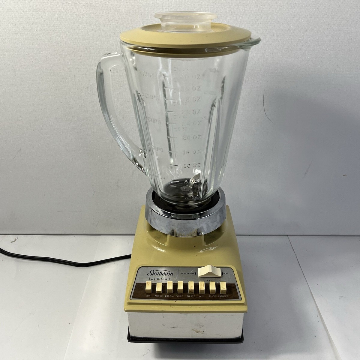 Vintage Sunbeam blender ヴィンテージ　ブレンダー Vintage Sunbeam Solid State Blender Harvest Gold Yellow