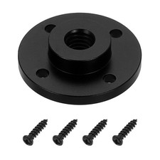 3/8" Thread Tripod Adapter Holder with Screws for Magic-arm DSLR Black