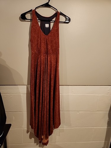 PrAna Saxton Midi Dress Size  S Burnt Orange Red