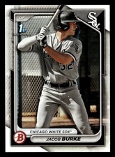 Jacob Burke 2024 Bowman Prospect 1st #BP-116 Chicago White Sox Rookie *024