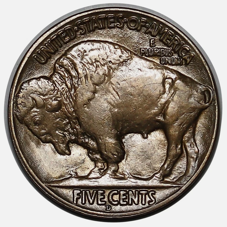 1914-D Buffalo Nickel Choice BU Better Date Denver Issue Tougher This Nice+++ - Изображение 2 из 2