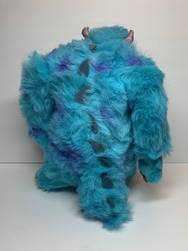 2001 Monsters Inc Bedtime Sully w/Light Up Scream Canister Talking Plush 14" GUC - Picture 5 of 7