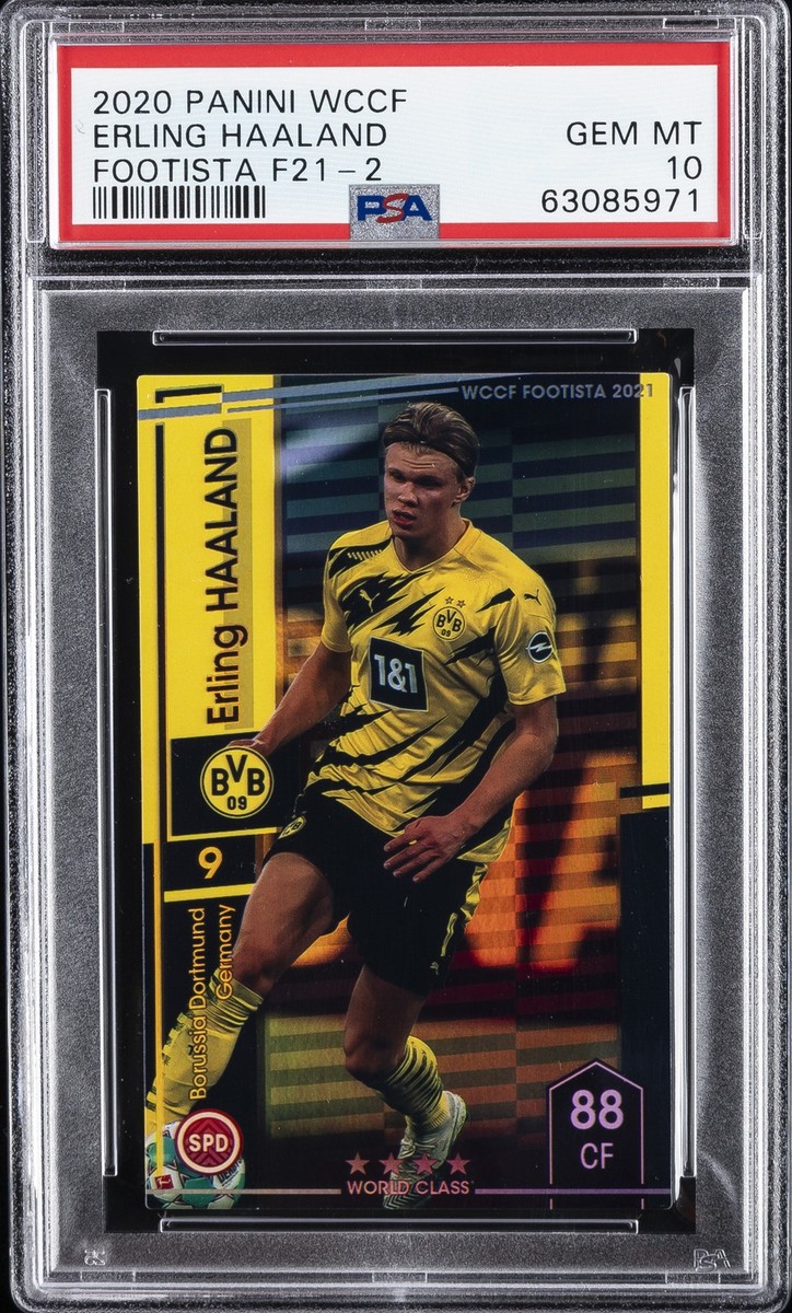 Footista F21-2 Haaland ハーランド PSA10 Footista F21-2 Haaland ハーランド PSA10 2020 PANINI WCCF