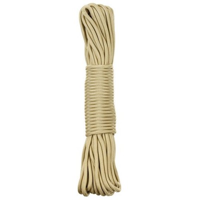 Paracord Seil, coyote tan, 100 FT, Nylon Befestigungsmaterial Schnur Leine Tau