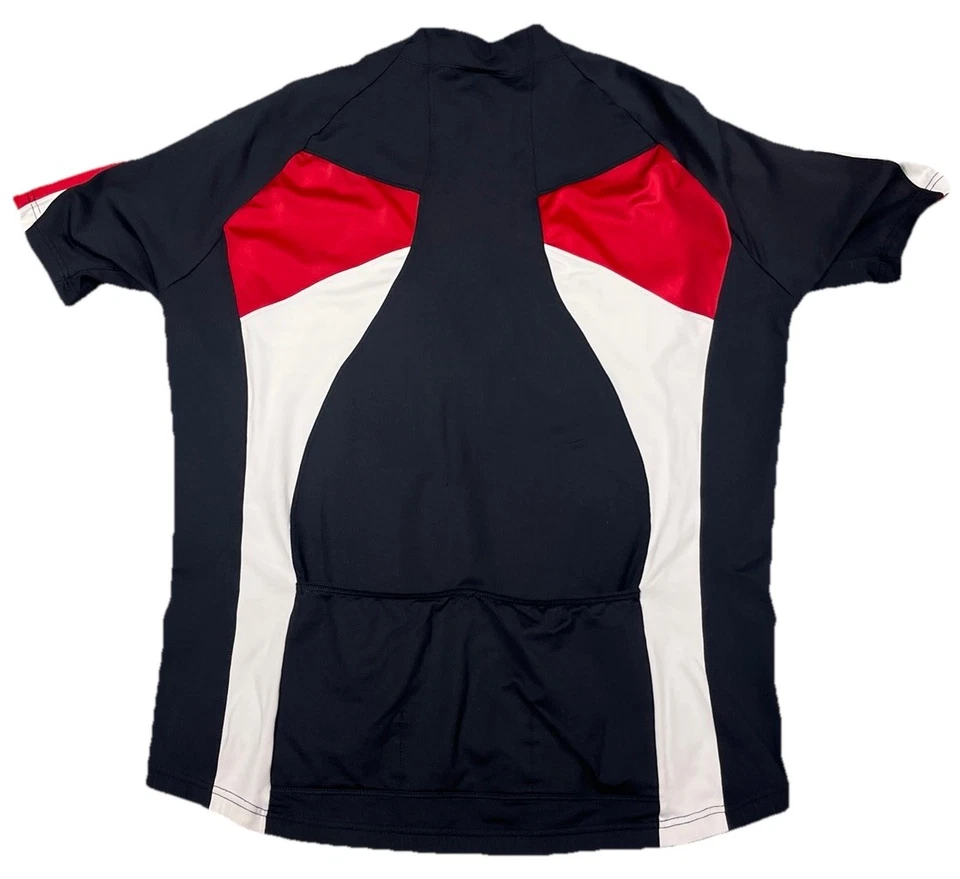 Велосипедная майка Etxeondo для взрослых очень большая черно-белая с задними карманами на молнии - Изображение 3 из 4