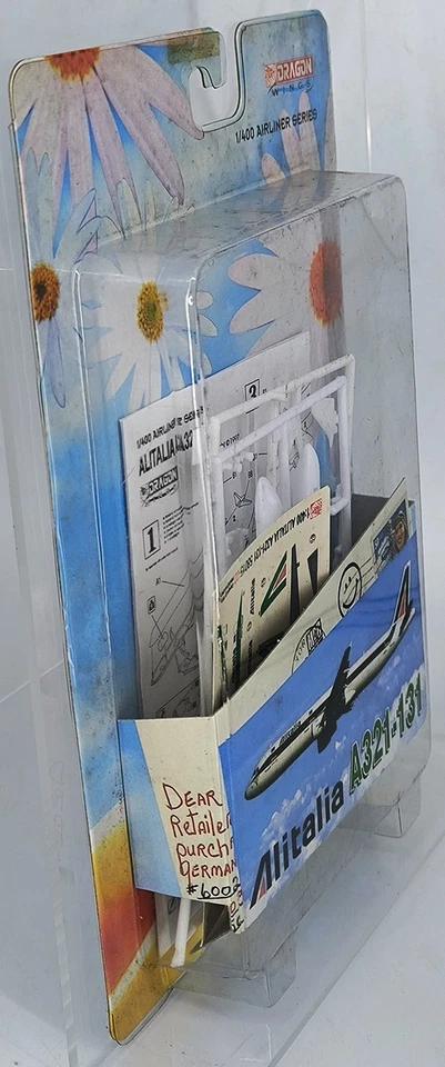 ALITALIA Airbus A321-131 I-BIXO Dragon Wings 1/400 scale plastic model kit nuovo - Immagine 2 di 3