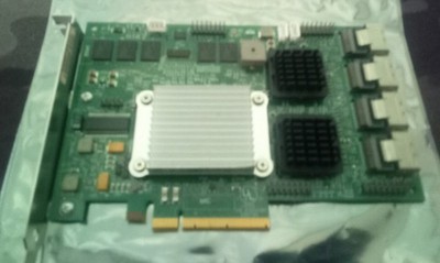 LSI Logic MegaRAID SAS 8204XLP 4-Port PCI-X 3Gb/s SAS SATA RAID Controller 64bit