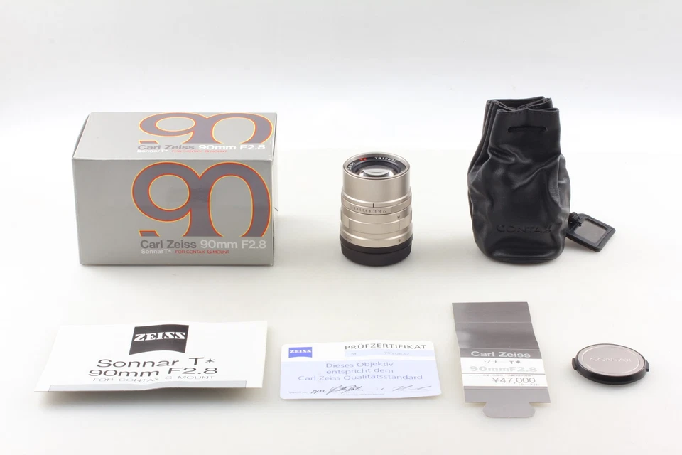[ Unused in Box ] Contax Carl Zeiss Sonnar T 90mm F2.8 Lens For G1 G2 From JAPAN - Image 2 of 4