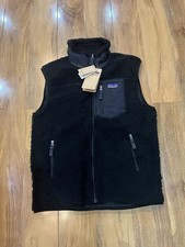 Patagonia Black Fleece Gilet Size M
