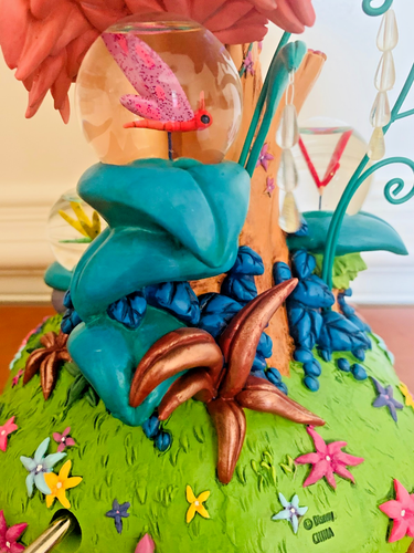 FIGURINA DISNEY TINKER BELL TRA LE LUCCIOLE GLOBI DI NEVE GIOCA PUOI VOLARE NUOVA - Foto 8 di 17