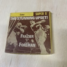 Joe Frazier KO'd By George Foreman 8mm Film, Boxing