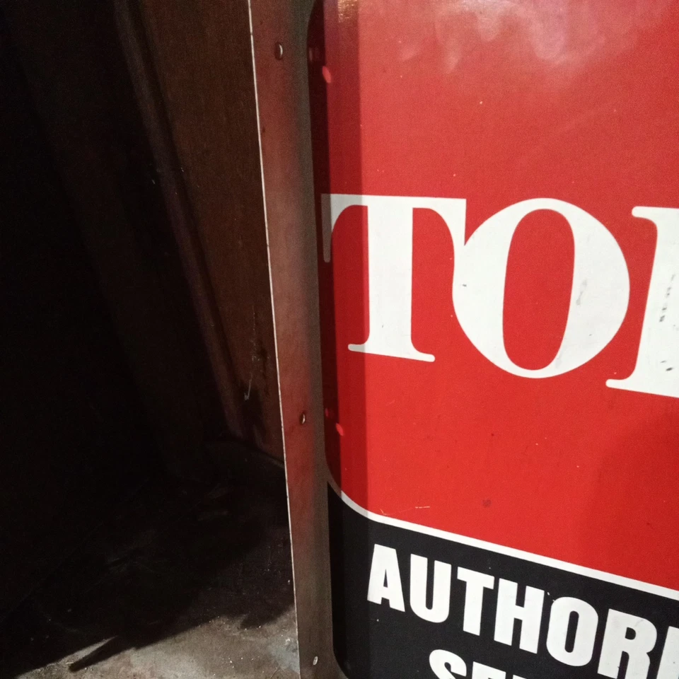 VINTAGE TORO DOUBLE SIDED FLANGED SIGN                      (AUTHORIZED SERVICE) - Image 2 of 4