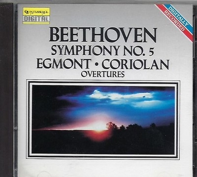 ALFRED GEHARDT - Beethoven Symphony No 5 Egmont Coriolan Overtures CD