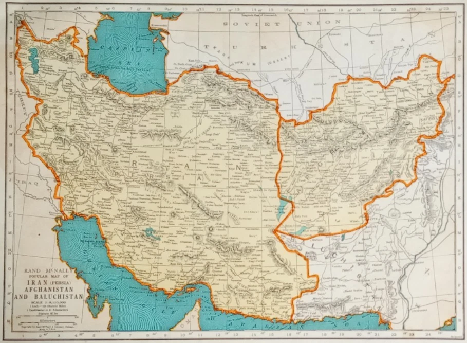 Antique Asian Maps & Atlases India 1940-1949 Date Range for sale