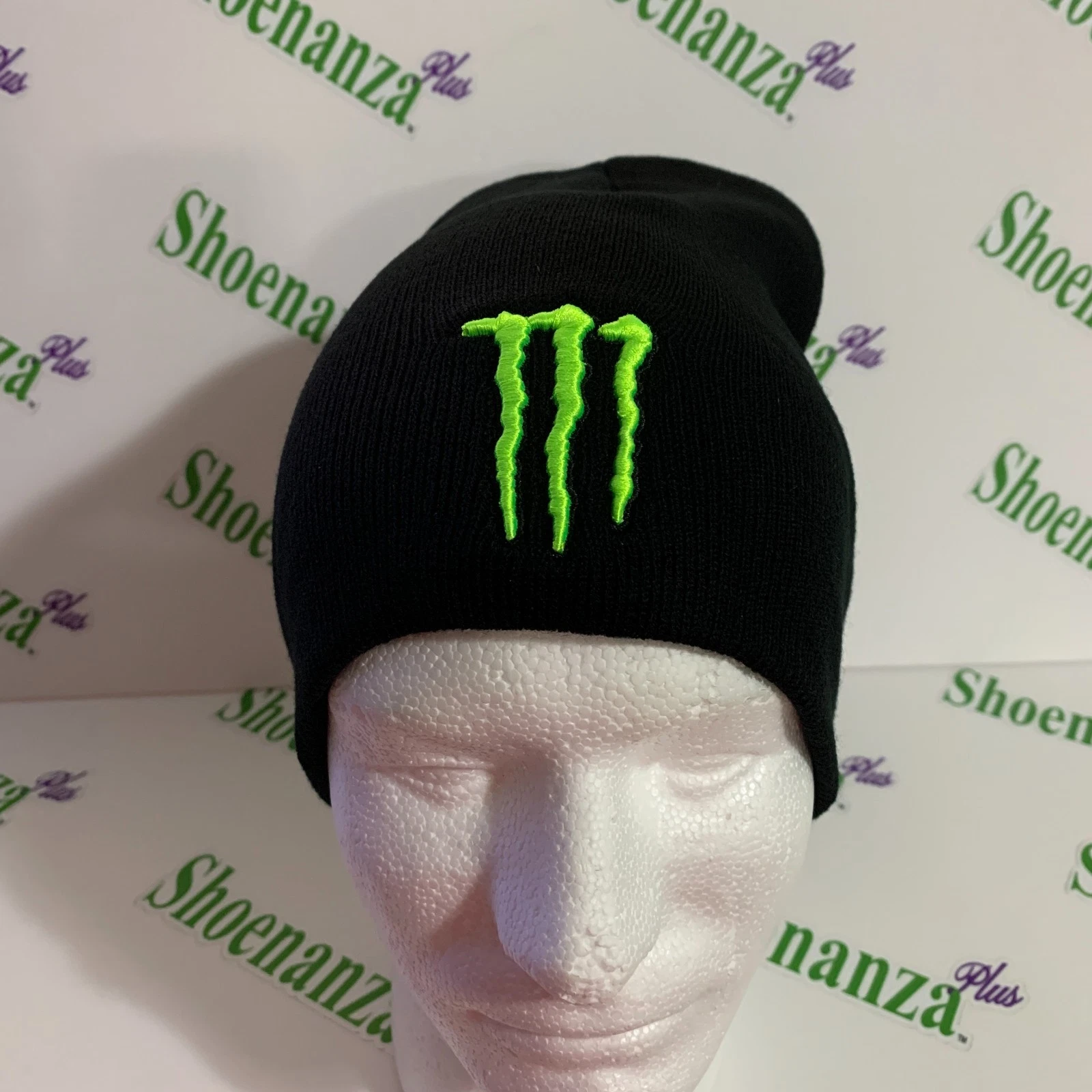 Monster Energy Beanie Hat Boggin Cap Puffy M Claw Logo Green Black OSFM
Opens in a new window or tab
