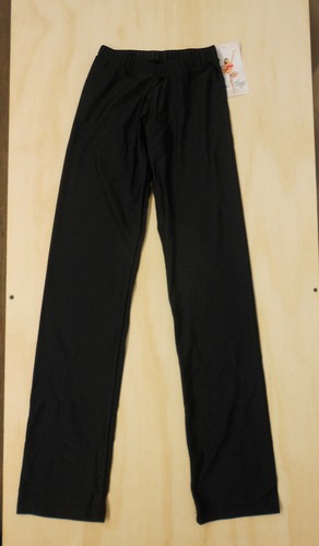 Pantalones de jazz Bal Togs Spandex negros niñas (o niños) pierna recta baile $26 al por menor - Imagen 5 de 8