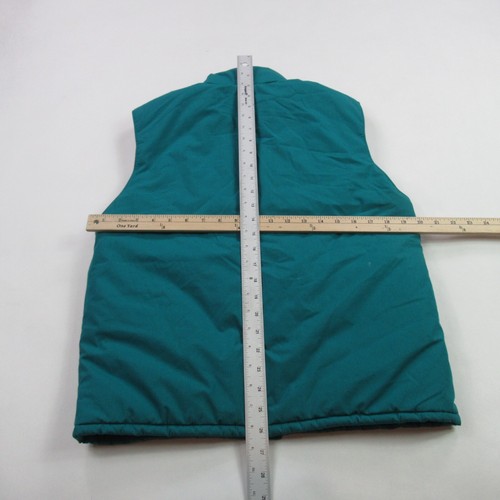 REI Vest Mens Small Full Zip Sleeveless Green Puffer Vintage Outdoors - Picture 4 of 7