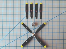 Paper Air Force Electric Standard Symmetrical Paddle Blade Propeller 6"