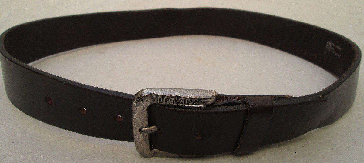 Ceinture en cuir marron Levi's | Destock Jeans