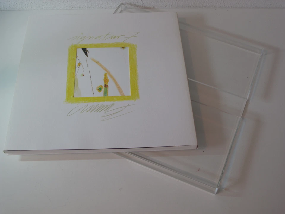 Signatur 7 - Christoph Meckel - Buch im Acryl-Schuber - Rommerskirchen 1987