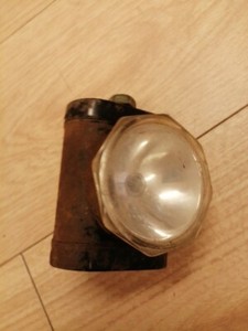 Oldtimer Pifco Frontlampe Fahrrad Batterie Licht ungeprüft für Ersatzteile Reparaturen