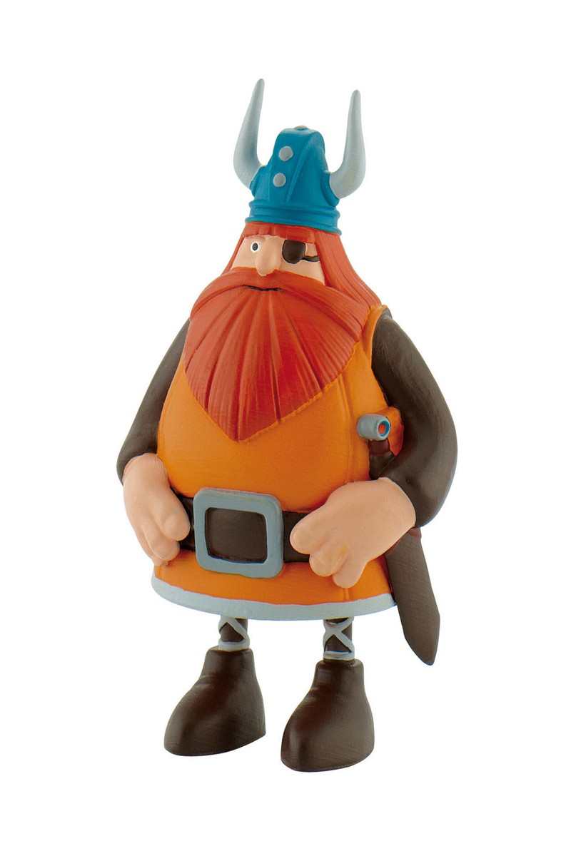 Figurine Ancienne En PVC Vic Le Viking N°7 - Objet De Collection D'occasion, Vintage