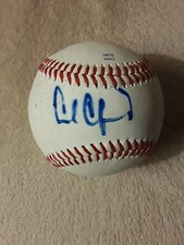 Carl Crawford MLB Boston Red Sox Autograph Signed Major League Used Baseball 