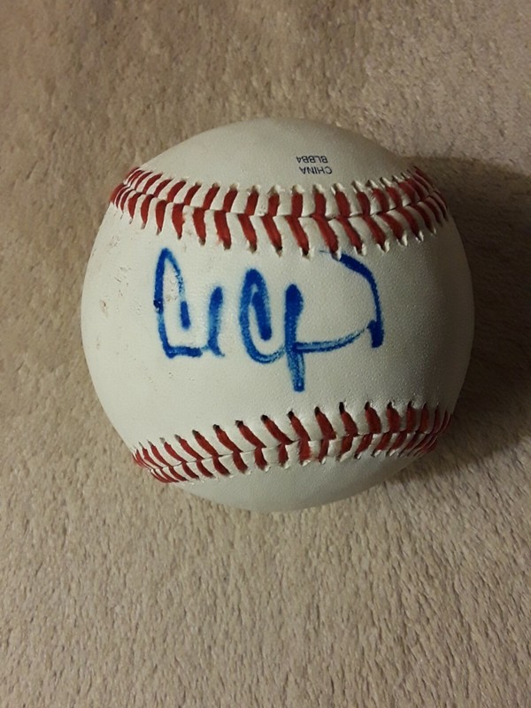 Carl Crawford MLB Boston Red Sox Autograph Signed Major League Used Baseball 