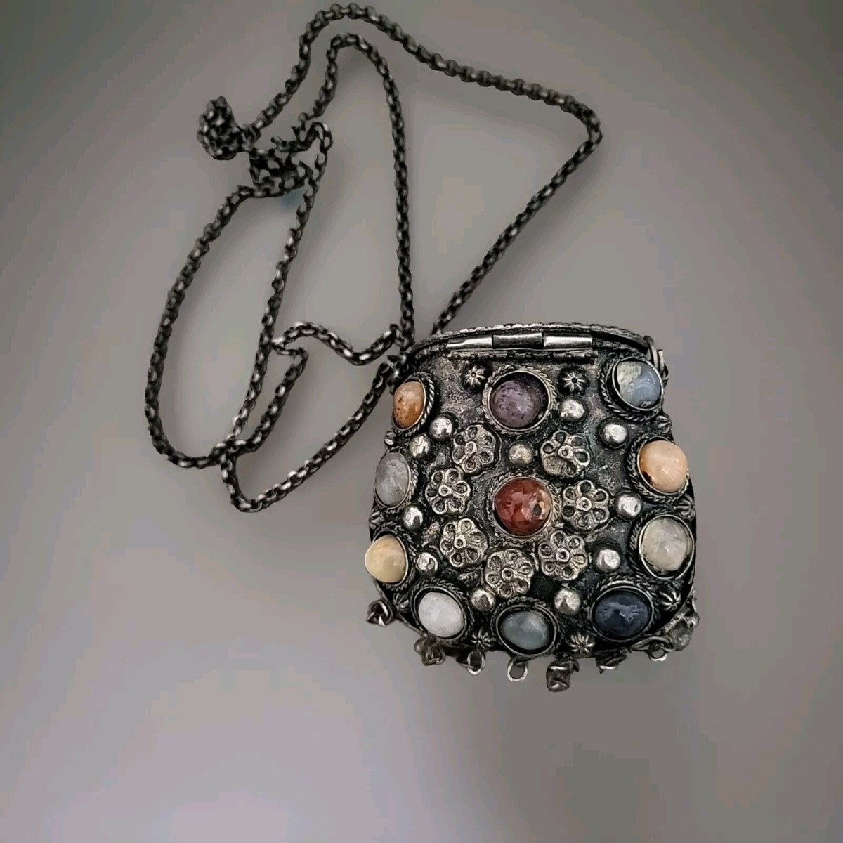 韓国発【TATIANA】(Silver925) Lit Pebble Long Necklace 韓国発【TATIANA】(Silver925) Lit Pebble Long Necklace