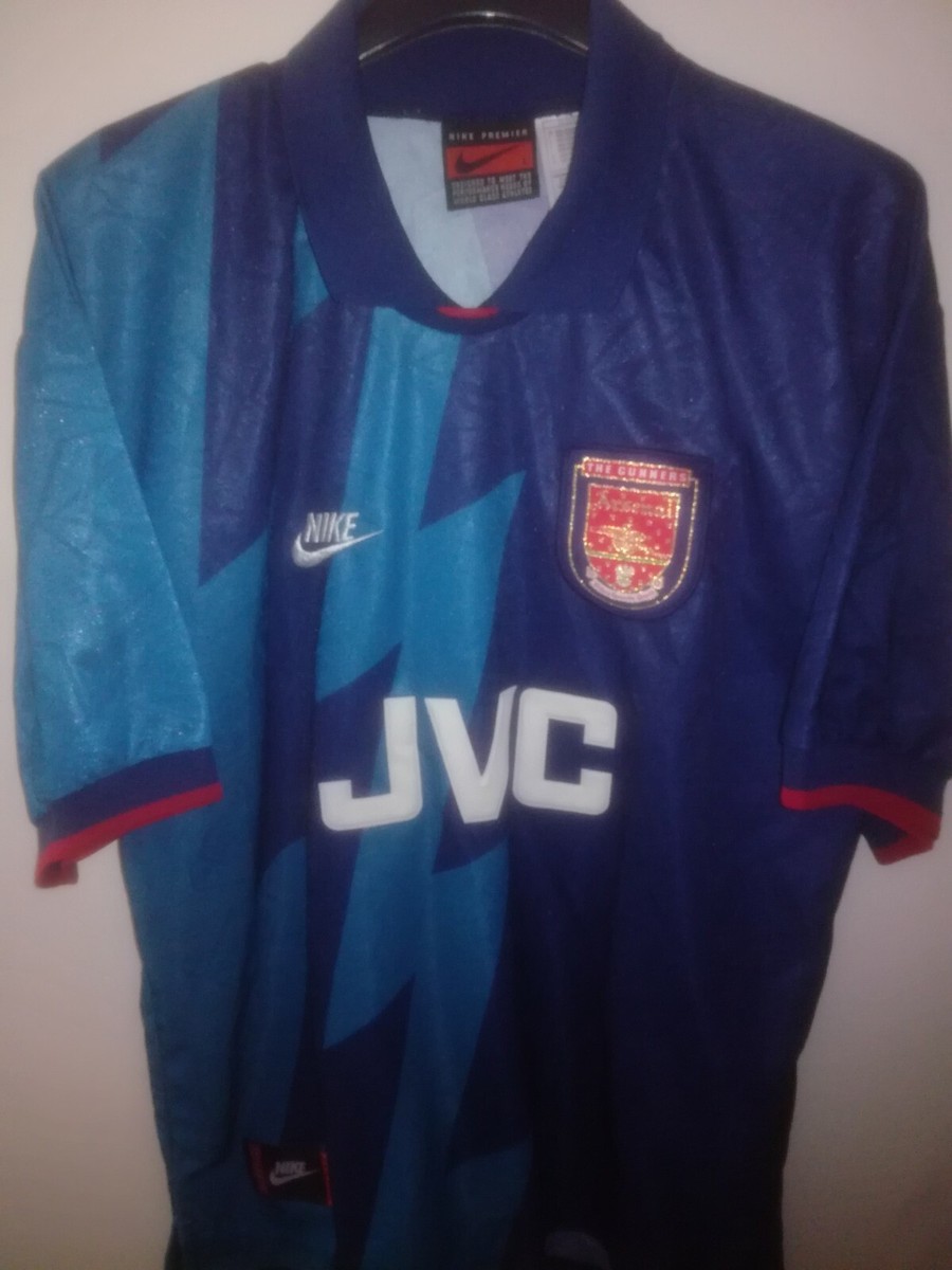 ARSENAL 1995-1996 JVC camiseta shirt trikot maillot maglia