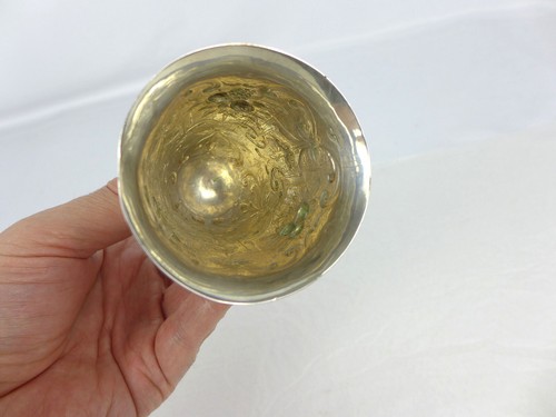 Taza de boda vintage Hanau plata matrimonio figura alemana Neresheimer & Sohn - Imagen 10 de 11