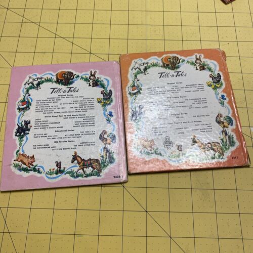 PETER RABBIT & Disneys Lady- VTG Whitman Tell a Tales 1953 HB Beth Wilson - Picture 2 of 2