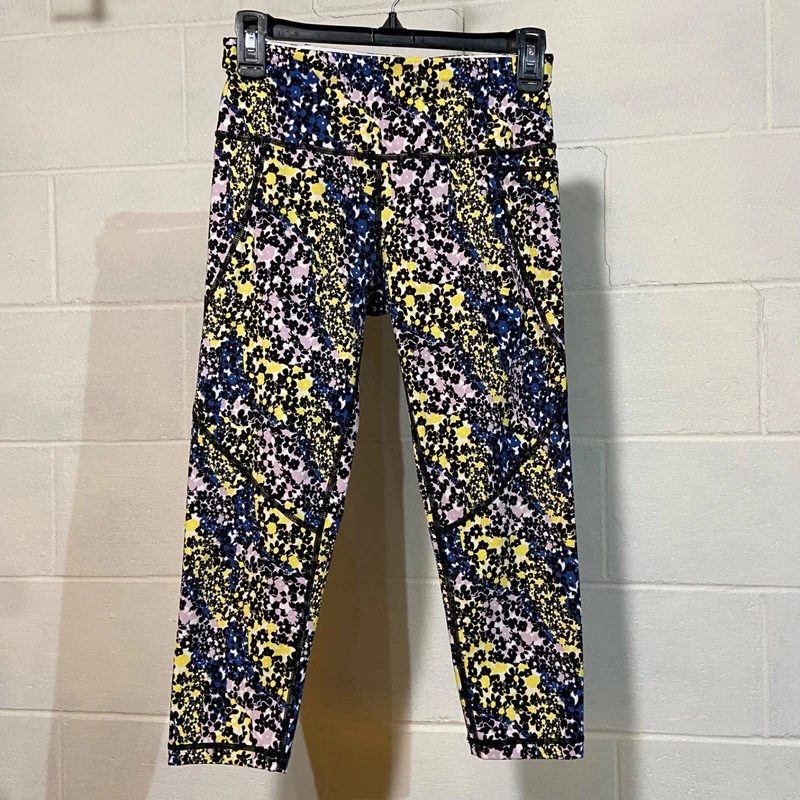 sweaty-betty power crop floral athletic yoga leggings