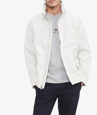 Tommy Hilfiger Men Lightweight Waterproof Regatta Bomber Jacket