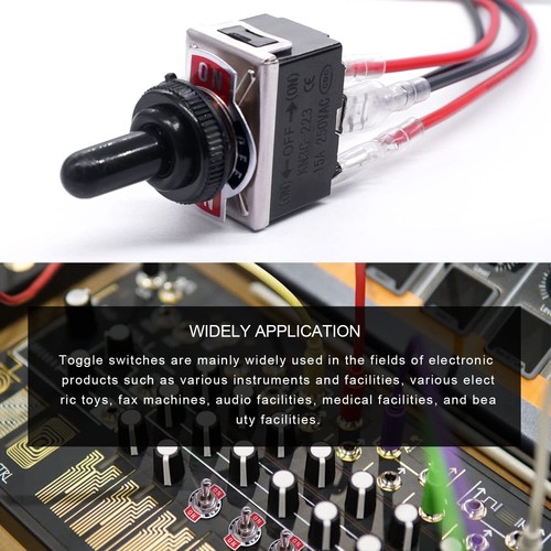 4 Pin Reverse Polarity Momentary 12V Rocker Toggle Switch DPDT On-Off-On Motor - Picture 6 of 11