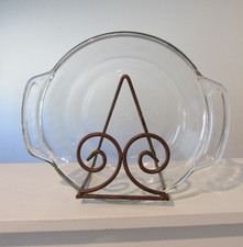 Anchor Hocking Clear Glass 1 -1/2 Qt Casserole Dish Bowl  8.25" diam