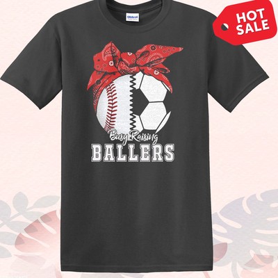Raising Ballers Mom Shirt Cute Mothers Day Gift 2