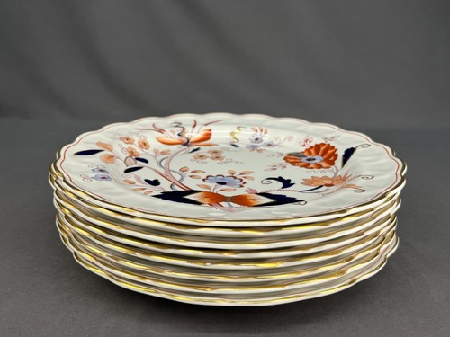8 Booths FRESIAN Imari 10 1/2" Dinner Plates: MINT 1920s - Picture 7 of 16