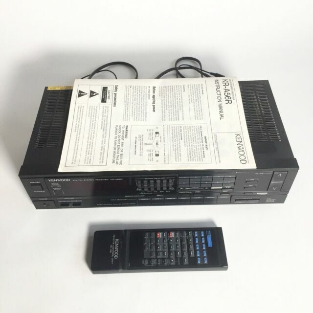 Vintage Kenwood Kra56r Am/fm Receiver Stereo Tuner Amplifier Tested