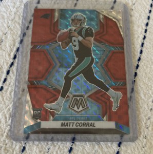 2022 Mosaic Matt Corral RC NFL Debut Red Mosaic Prizm #273 Patriots Rookie