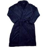 BIG MENS Navy Espionage Fleece Dressing gown  2xl,3xl,4xl,5xl,6xl,7xl,8xl