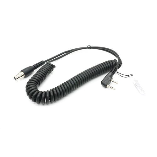 2.6ft 2Pin to 5Pin K Cable for Kenwood/HYT/Baofeng/Relm Two Way Radio Headset - Zdjęcie 9 z 11
