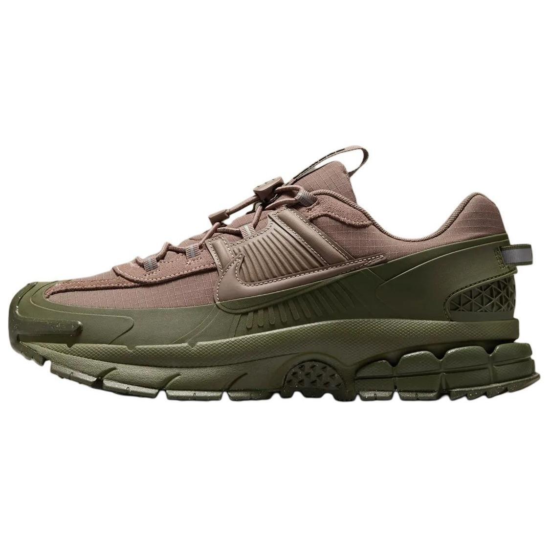 Кроссовки Nike Zoom Vomero Roam из норки коричнево-оливкового цвета - FV2295-201