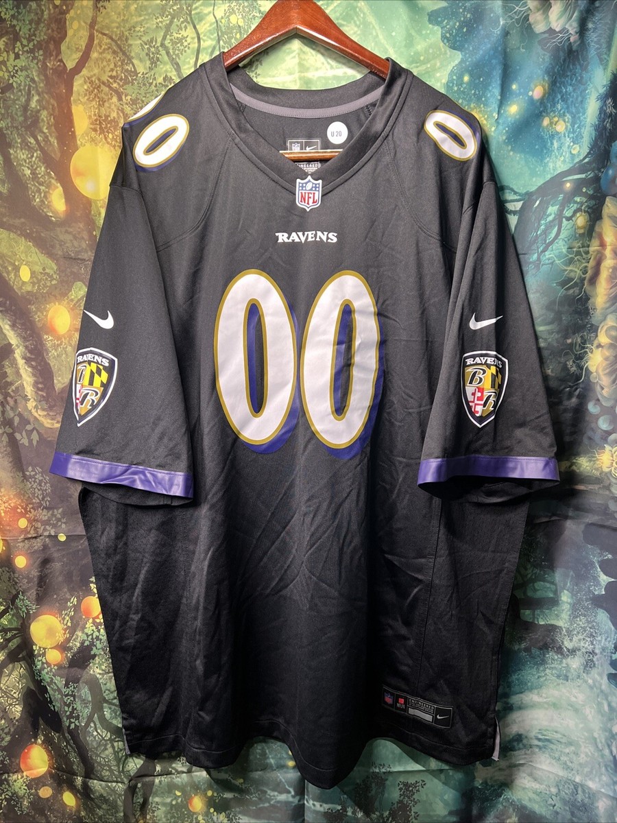Baltimore Ravens Cooper #00Nike Men's Black Official NFL Game