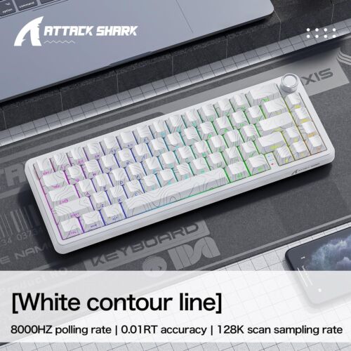 ATTACK SHARK X65PRO HE Wireless Rapid Trigger Keyboard Magnetic Switch - Picture 23 of 23