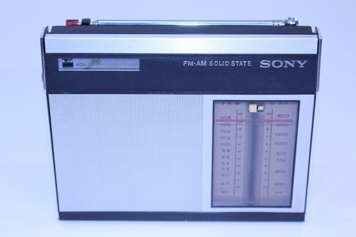 VTG Sony 6F-19W Radio FM/AM 9 Transistor Receiver 1970's Solid State Tokyo Japan - Picture 20 of 24
