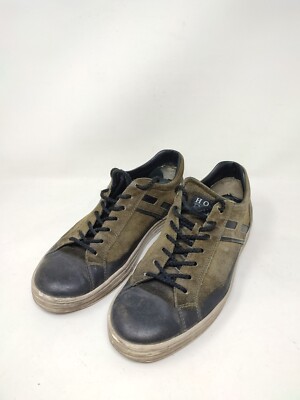 schuhe shoes sneaker Hogan Rebel 39 6 7 leather suede wildleder