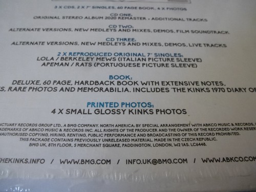THE KINKS LOLA VERSUS THE POWERMAN AND THE MONEY GO ROUND PART ONE DELUXE CD BOX - Picture 5 of 9