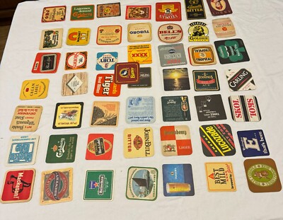 RESTPOSTEN GROSSPACKUNG 50 ALTE BIERDECKEL BREWMANIA #33